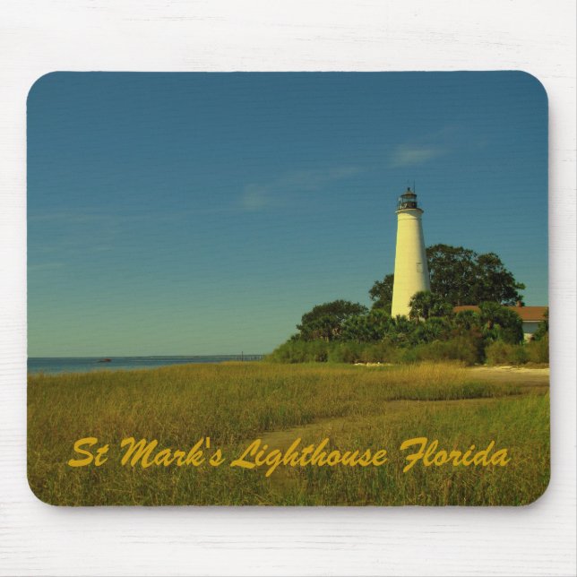 St Mark's Light House FL Mousepad (Front)