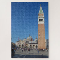 St Mark's Square Basilica & Campanile, Venice Itay