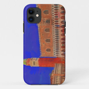St Mark's Square Piazzetta painting iPhone 11 Case