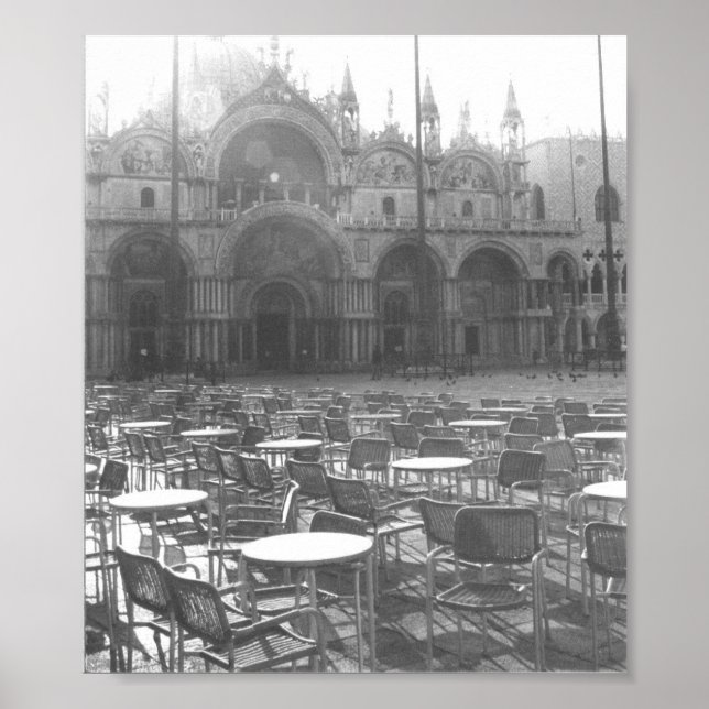 St. Marks Square Venice Italy Photo Print Poster (Front)