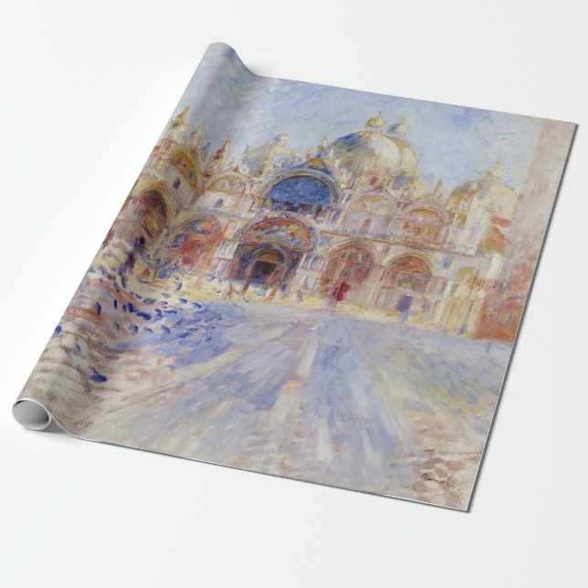 St Mark's Square, Venice (Piazza San Marco) Wrapping Paper (Unrolled)