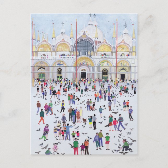 St. Mark's Venice 1994 Postcard (Front)