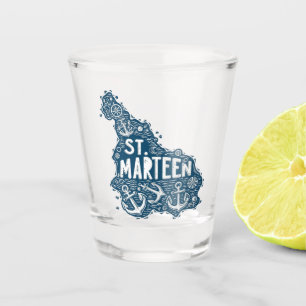 ST. MARTEEN SHOT GLASS