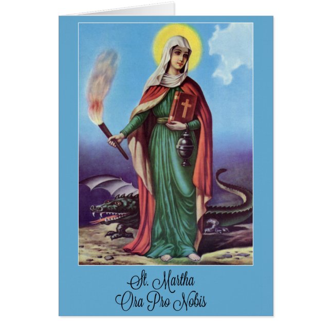 St. Martha Housekeeper Catholic Prayer (Front)