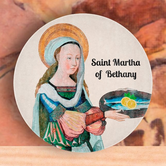 St. Martha of Bethany in Her Kitchen (Det.; Plain) Cutting Board (Creator Uploaded)