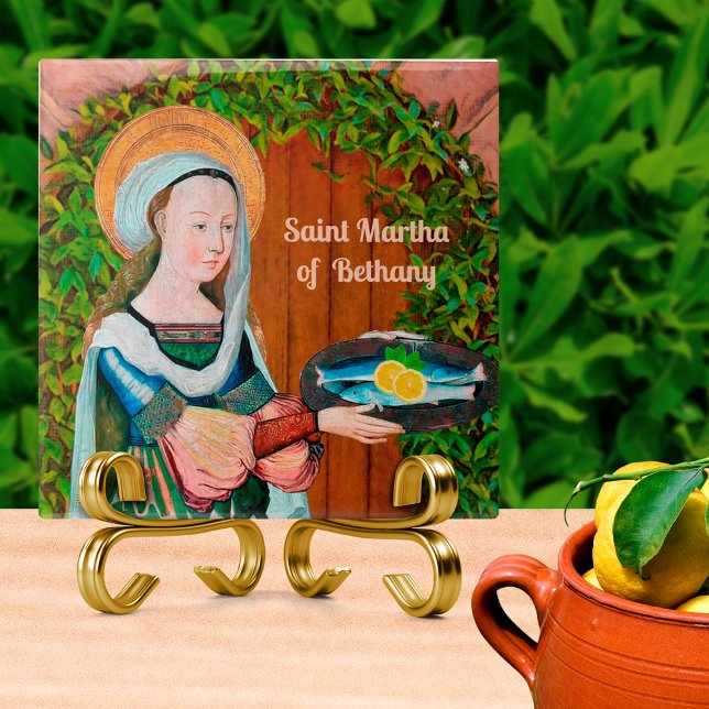 St. Martha of Bethany in Her Kitchen (Detail) Ceramic Tile (Creator Uploaded)