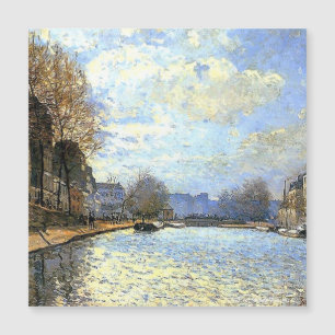 St Martin Canal Alfred Sisley 