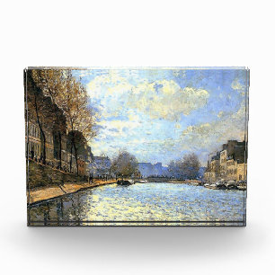 St Martin Canal Alfred Sisley Poster Photo Block