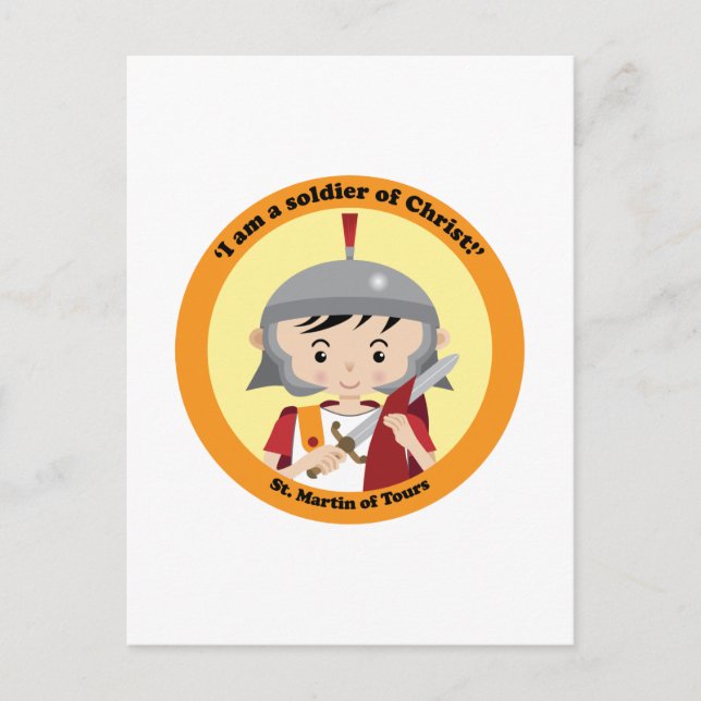 St. Martin of Tours Postcard (Front)