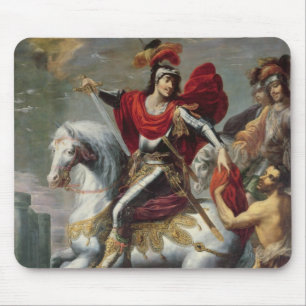 St. Martin sharing his cloak with the beggar Mouse Pad