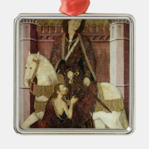 St. Martin Sharing his Coat Metal Ornament