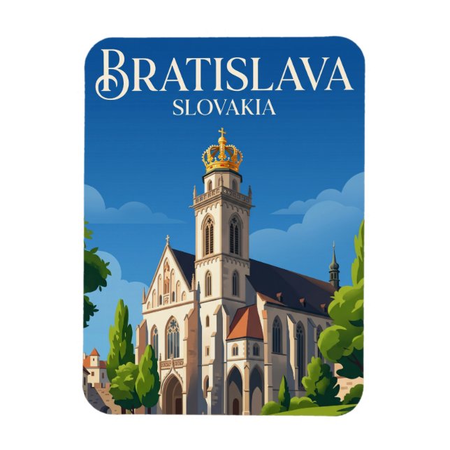 St. Martin's Cathedral Slovakia Magnet (Vertical)