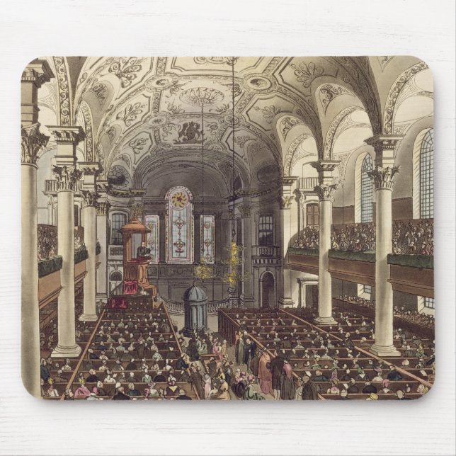 St Martins in the Fields, from 'Ackermann's Microc Mouse Pad (Front)
