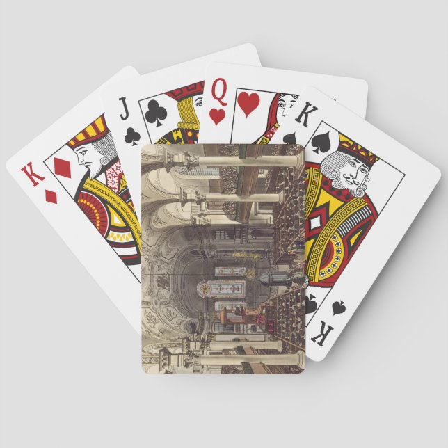 St Martins in the Fields, from 'Ackermann's Microc Playing Cards (Back)