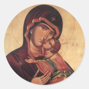 St.Mary and Jesus  Sticker
