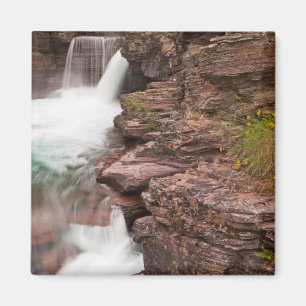 St Mary Falls in Glacier National Park in Magnet