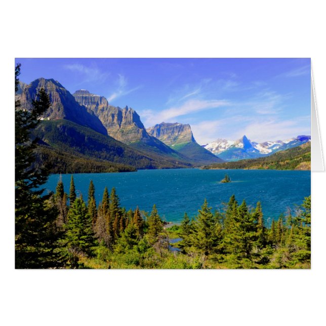 St. Mary Lake,  Glacier National Park,  Montana (Front Horizontal)