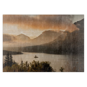 St. Mary Lake Glacier National Park, Montana Cutting Board