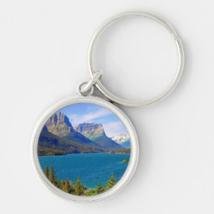 St. Mary Lake, Glacier National Park, Montana Key Ring