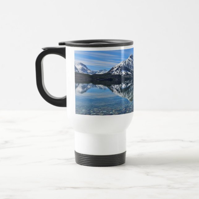 St Mary Lake Travel Mug (Left)