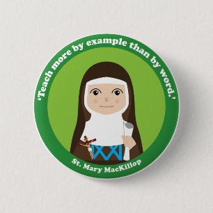 St. Mary MacKillop 6 Cm Round Badge