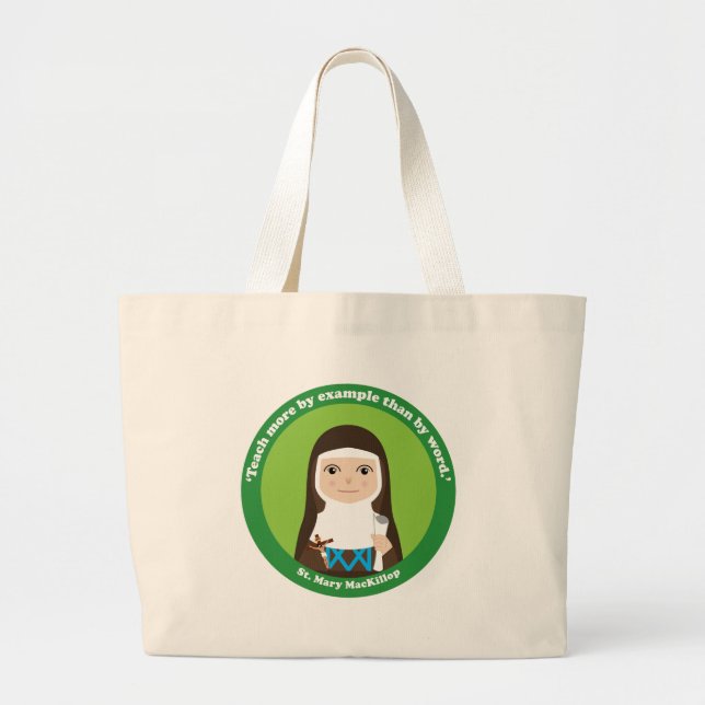St. Mary MacKillop Large Tote Bag (Front)