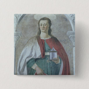 St. Mary Magdalene, 1466 (fresco) (detail) (see 62 15 Cm Square Badge