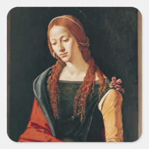 St. Mary Magdalene, 1500-10 Square Sticker
