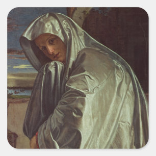 St. Mary Magdalene Approaching the Sepulchre Square Sticker