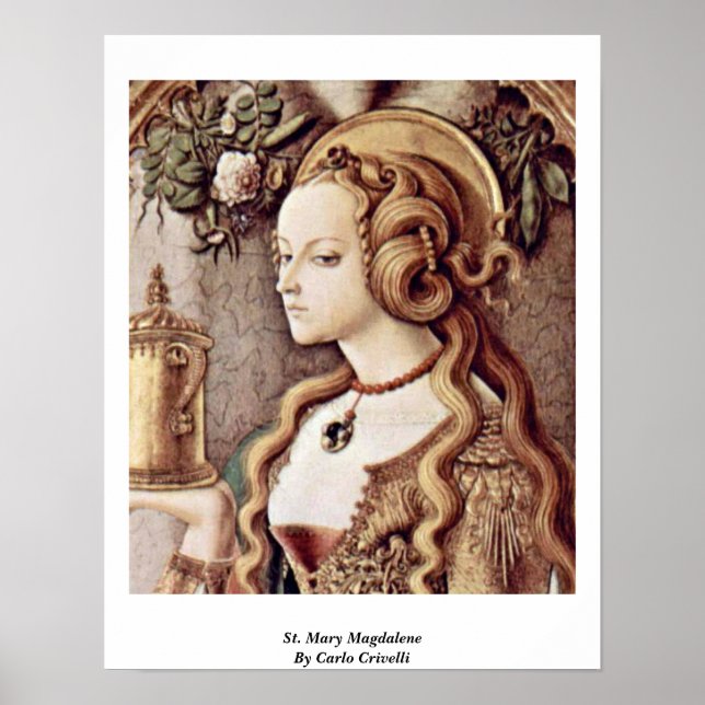 St. Mary Magdalene By Carlo Crivelli Poster (Front)