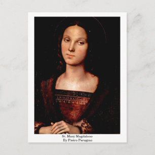 St. Mary Magdalene By Pietro Perugino Postcard