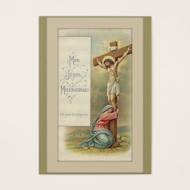 St. Mary Magdalene HOLY CARD (Front)