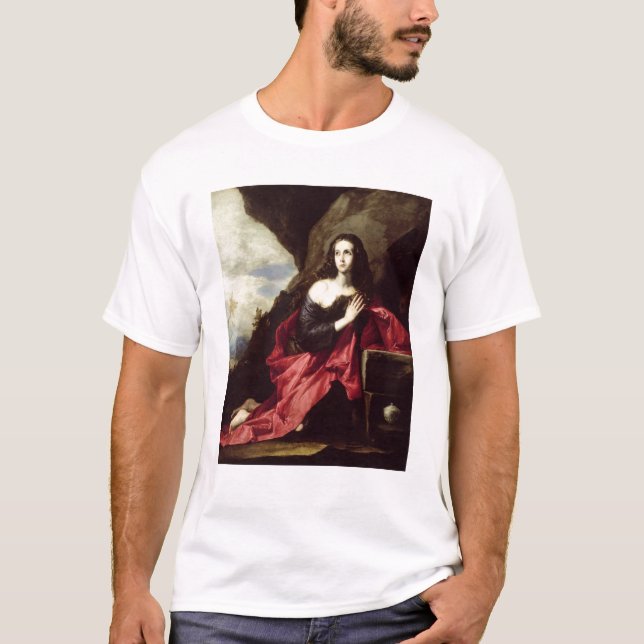 St. Mary Magdalene or St. Thais in the Desert T-Shirt (Front)