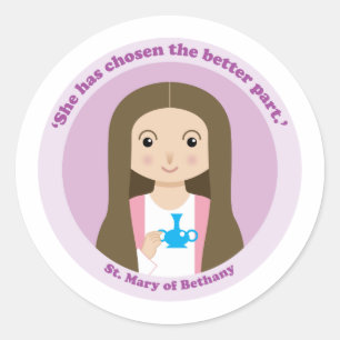 St. Mary of Bethany Classic Round Sticker