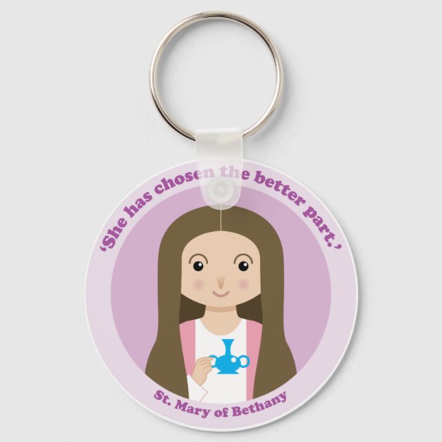 St. Mary of Bethany Key Ring (Front)