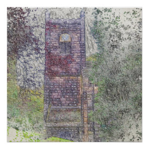 St. Mary’s Church Tower, Luddenden Poster