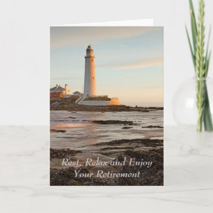 St Mary’s Lighthouse England Retirement Card