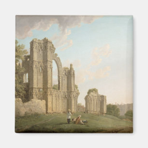 St Mary's Abbey, York, c.1778 (oil on canvas) Magnet