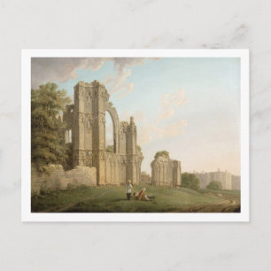 St Mary's Abbey, York, c.1778 (oil on canvas) Postcard