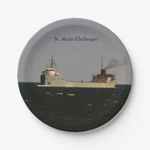 St. Marys Challenger paper plate
