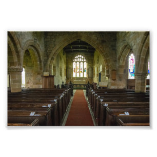St. Mary's Church, Leake North Yorkshire Heritage Photo Print