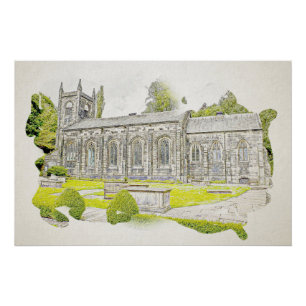 St Mary's Church, Luddenden Poster