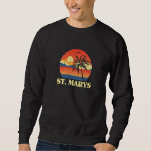 St Marys Georgia Ga Summer Saint Marysite Tropical Sweatshirt