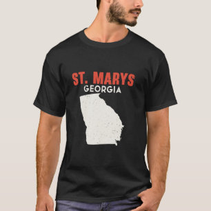 St Marys Georgia USA State America Travel Georgian T-Shirt