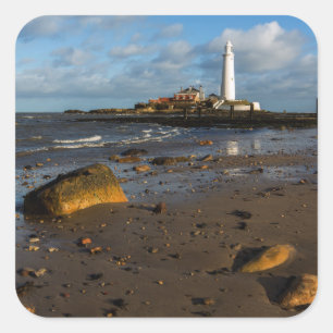 St. Mary'S Island Whitley, England Square Sticker