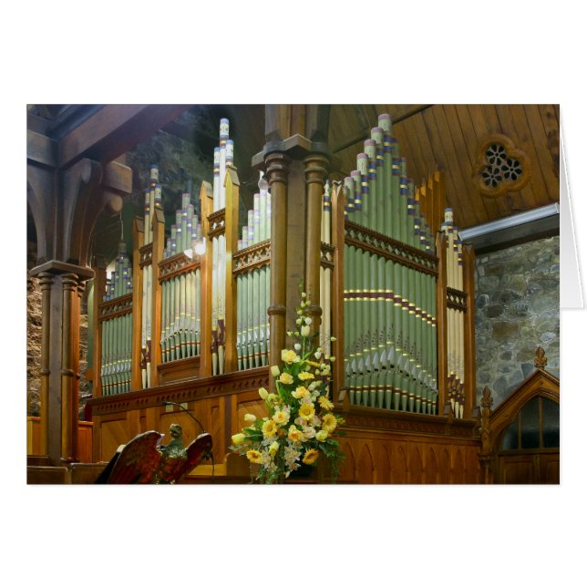 St Mary's, New Plymouth, pipe organ (Front Horizontal)