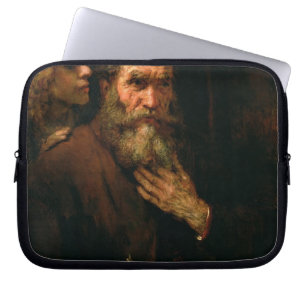 St. Matthew and The Angel, 1655-60 (oil on canvas) Laptop Sleeve