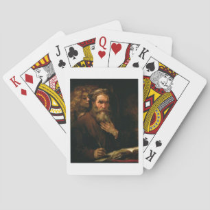 St. Matthew and The Angel, 1655-60 (oil on canvas) Playing Cards