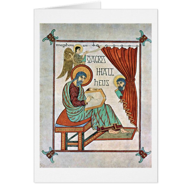 St. Matthew By Master Of The Book Of Lindisfarne (Front)