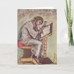 St. Matthew, from the Ebbo Gospels Card
